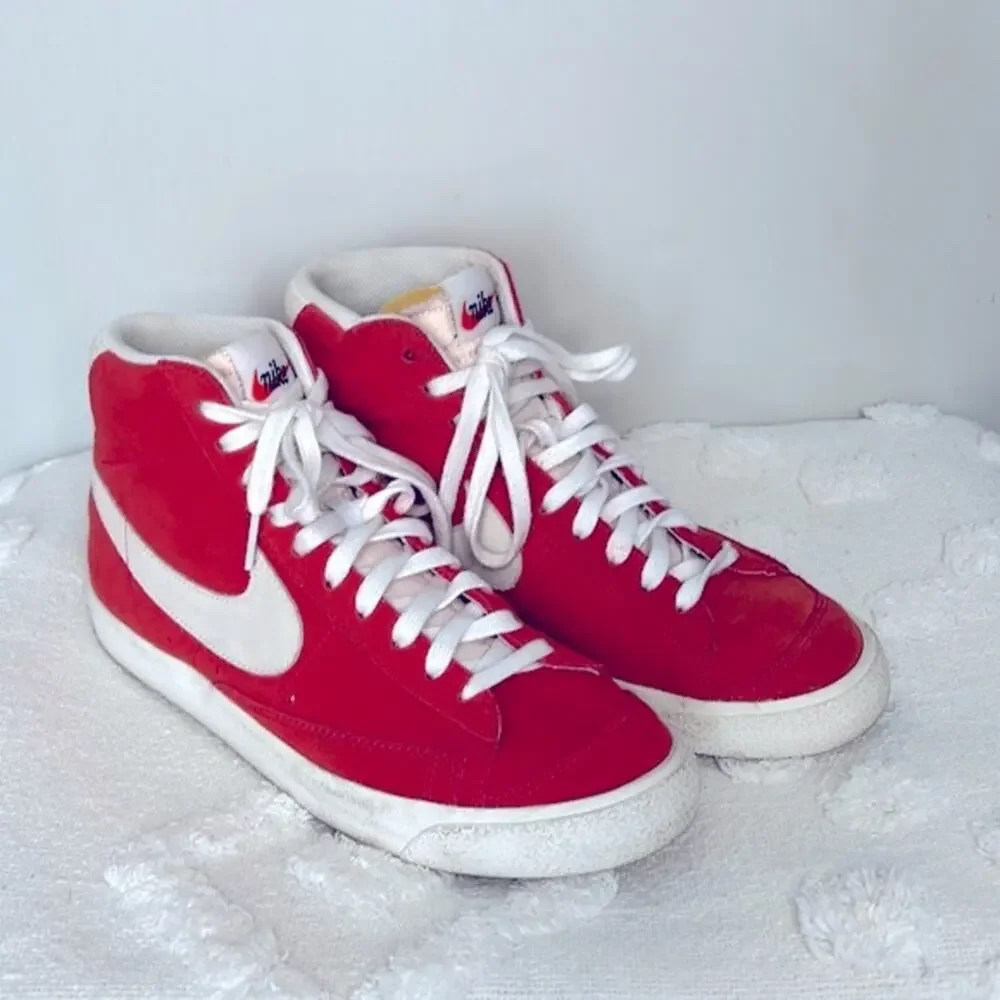 Nike Men's Blazer Mid '77 Suede 'Texas Longhorns' Lace up Sneakers size 9